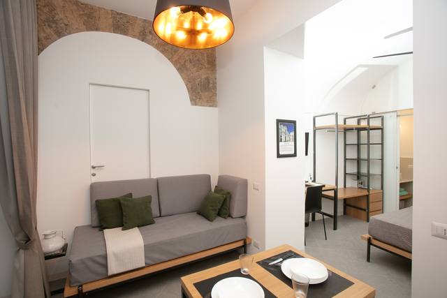 San Nicola Room: sofa and table